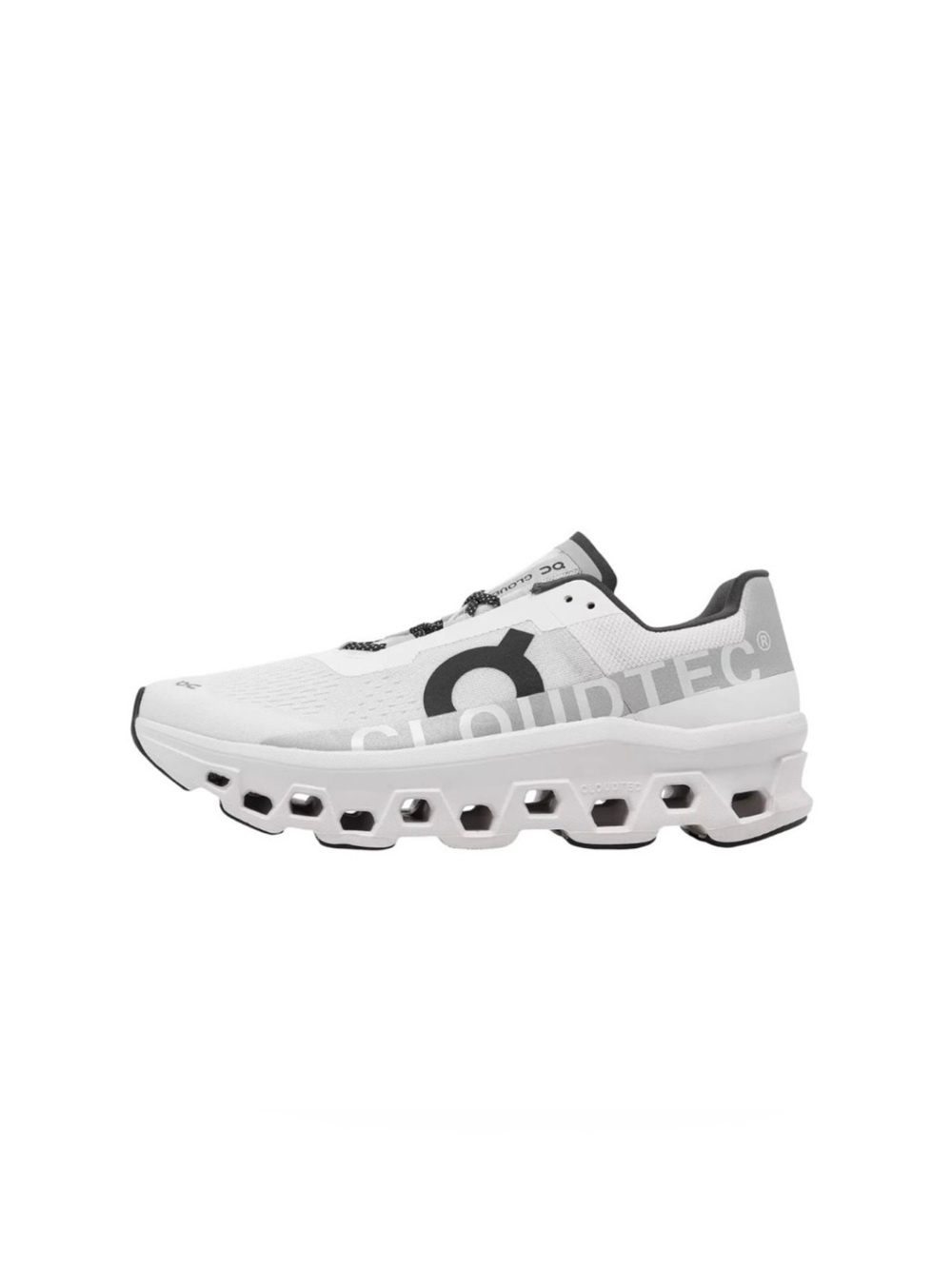 On Running Cloudmonster White Black Women's Shoes